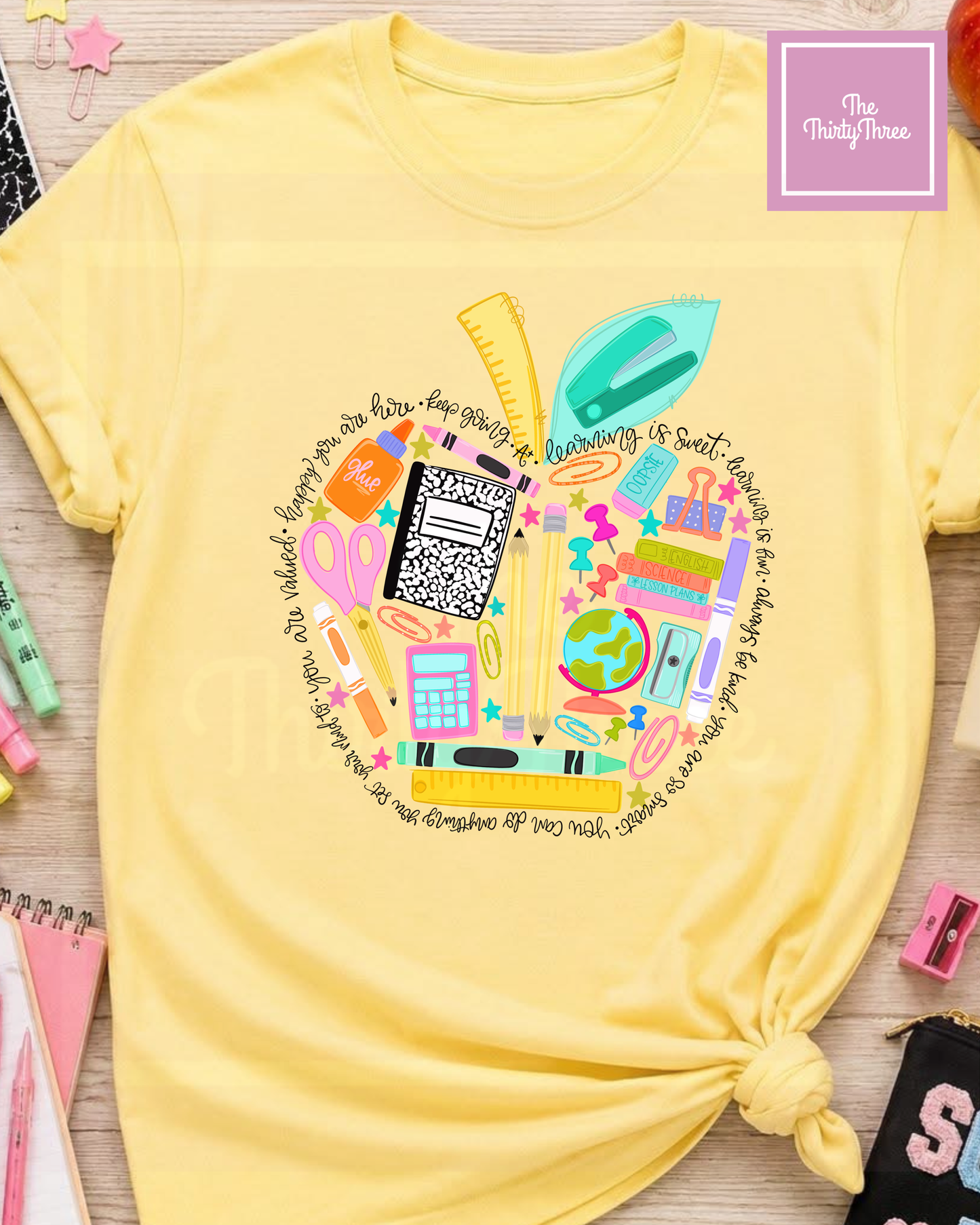 Teacher Collage Tee