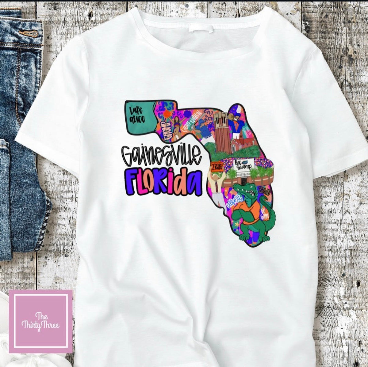 Gainesville Florida DTF Comfort Colors Tee