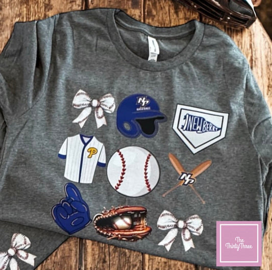 Newberry Baseball DTF Tee