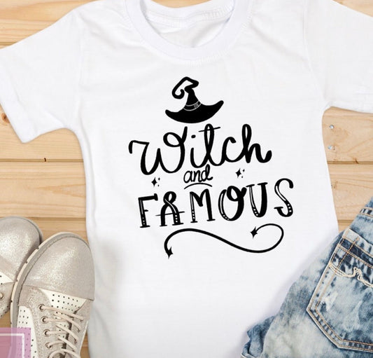 Witch and Famous Halloween Tee
