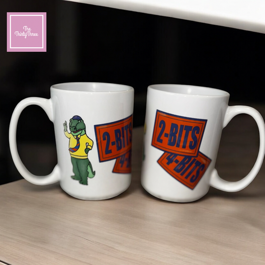 2-Bits 4-Bits Gator Mug