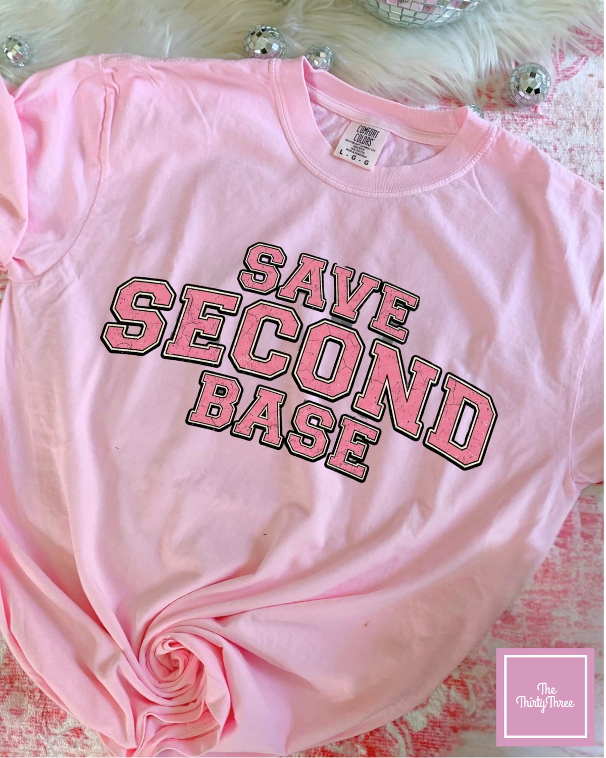 Save Second Base DTF Comfort Colors Tee